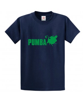 Pumba With Bull Classic Unisex Kids and Adults T-shirt for Anmated Cartoon Fans